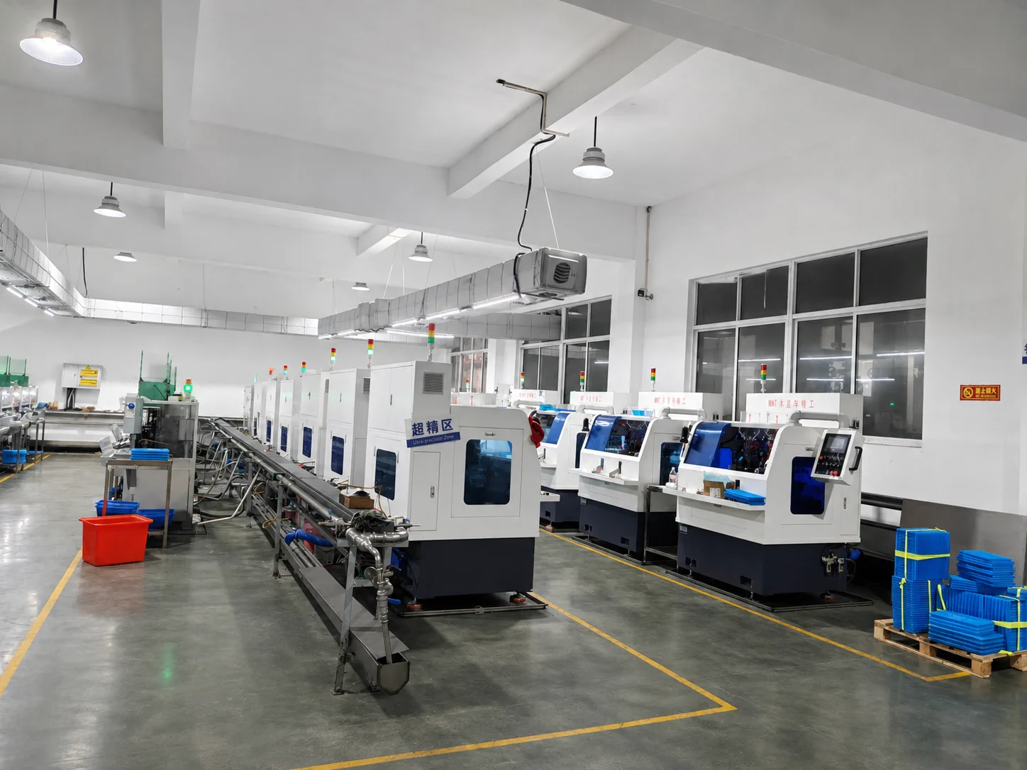 NLHB in-house bearing raceway ultra-precision workshop in Cixi, Ningbo, China
