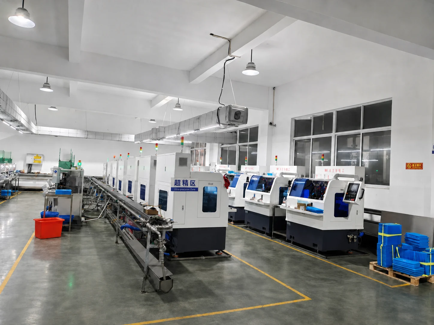NLHB in-house bearing raceway ultra-precision super-finishing workshop